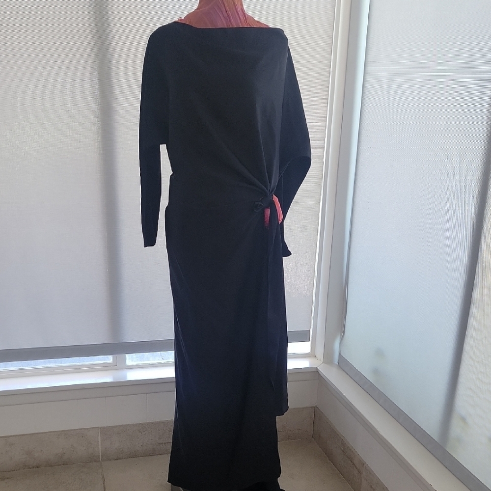 Chicwish Black Dolman Sleeve Gown